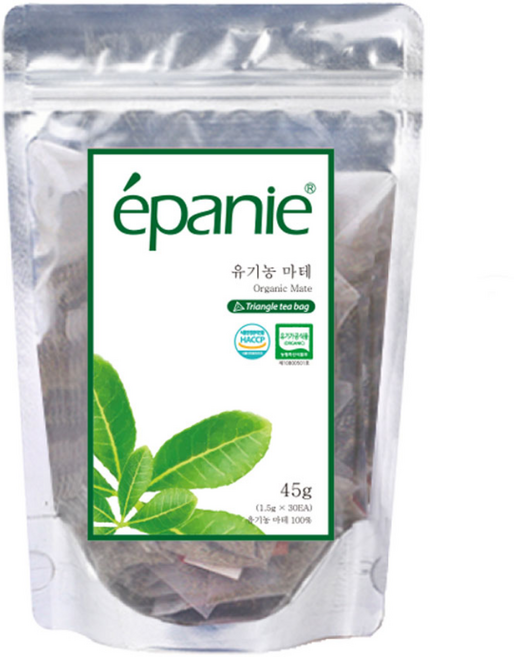 epanie 瑪黛茶三角茶包, 1.5g, 30個, 1袋