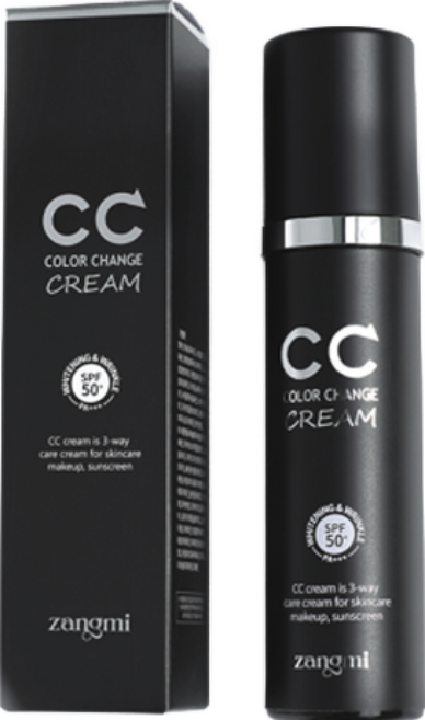 윤슬 짱미 씨씨크림 SPF50+ PA+++ zangmi cc크림 자연스런 톤보정 커버 베이스크림, 50g, 1개
