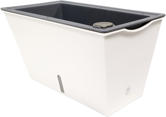 마이플랜트 저면관수 사각 플라스틱 텃밭 화분, 1개