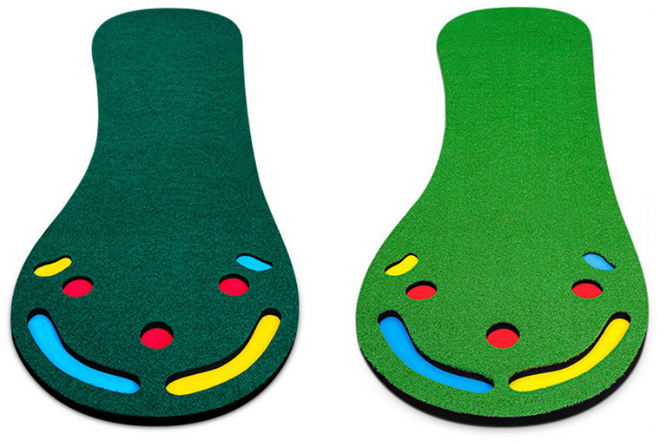 피지엠코리아 골프 실내 퍼팅 연습매트 퍼터 연습기 골프매트 소프트기모 인조잔디, B타입 인조잔디, 1개