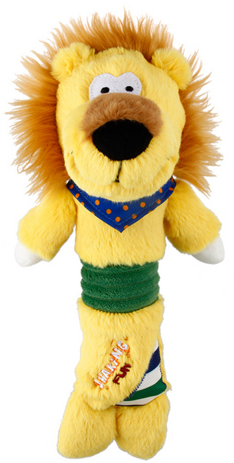 기그위 쉐이킹 플러쉬 라이언 봉제장난감, 옐로, 1개