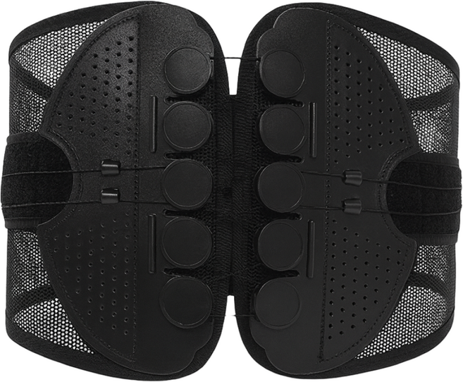 닥터효 도르래 허리보호대 의료용 얇은 허리 복대 디스크 골반 흉곽 벨트, 1개