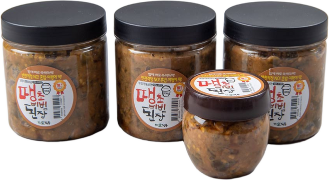 한칼식품 땡초비빔된장 번들기획, 400g, 3개