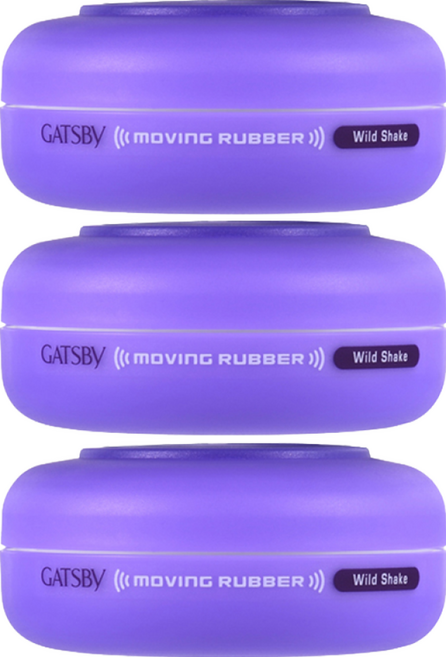 갸스비 무빙러버 헤어왁스 와일드쉐이크, 80g, 3개