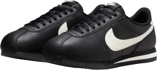 [국내정품/AS가능] 나이키 코르테즈 레더 블랙 발편한 깔끔한 학생 신학기 운동화