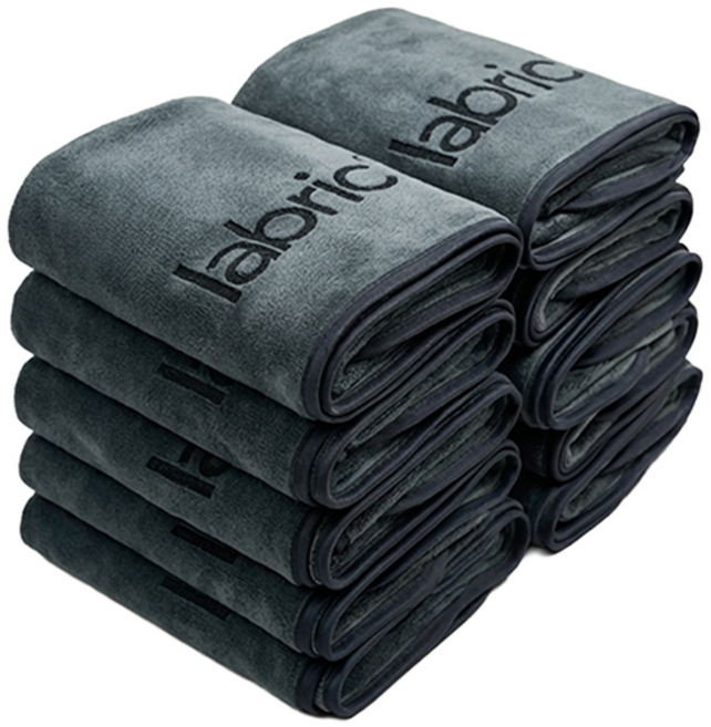라브릭 먼지없는 프리미엄 호텔 수건 고급 타월, 10개, 챠콜