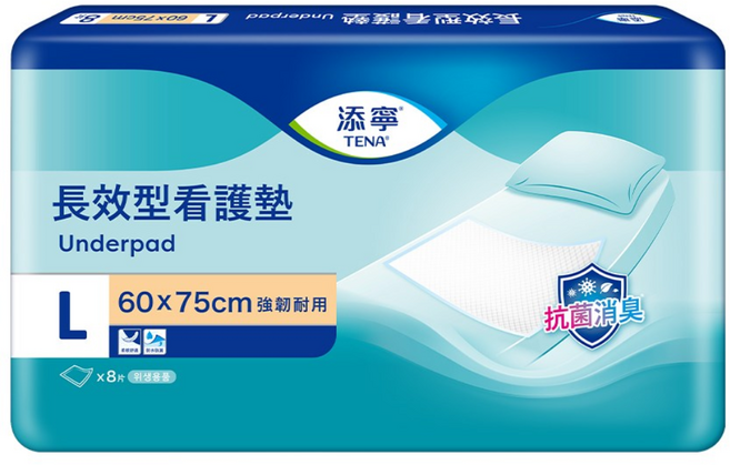 테나 성인용기저귀 위생매트 8팩 x 1팩 / 안심 깔개 매트 침상용 환자용 요양원 깔개용
