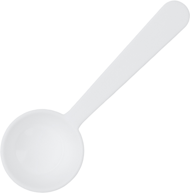 계량스푼 10g H 110mm 1박스 2500개 국산 제약 분말 세제 다용도 플라스틱 분유 정확한계량, 화이트