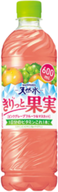 산토리 키릿토 자몽&청포도 주스 24EA, 5박스, 600ml