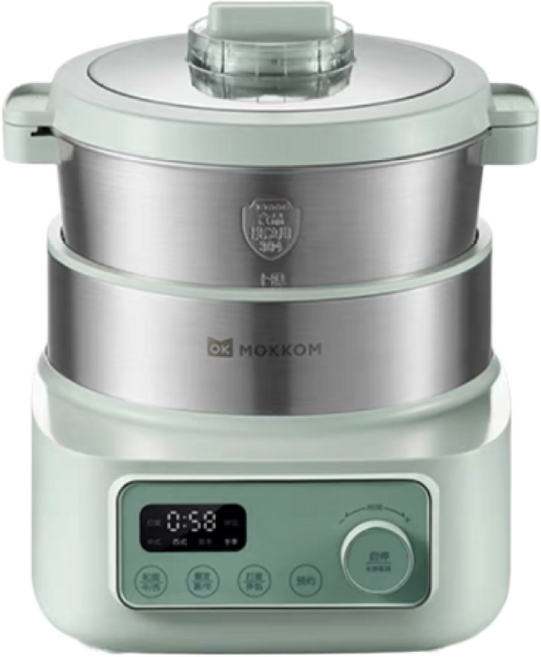 에피퀴진 골고루 발효 반죽기 입체 발효기 가정용 제빵 밀가루 믹서 거품기 휘핑기, 1세트, 5L, 그린