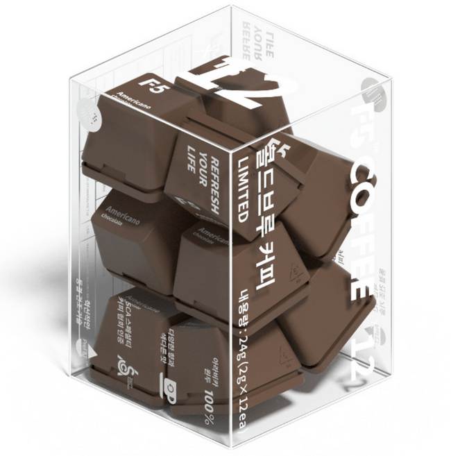 F5 콜드브루 프리미엄 커피 다크초콜릿 아메리카노 12EA, 1개, 12개입, 24g