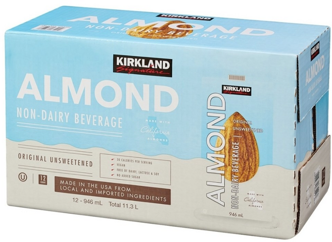 커클랜드 시그니처 아몬드 음료, 3개, 36개, 946ml