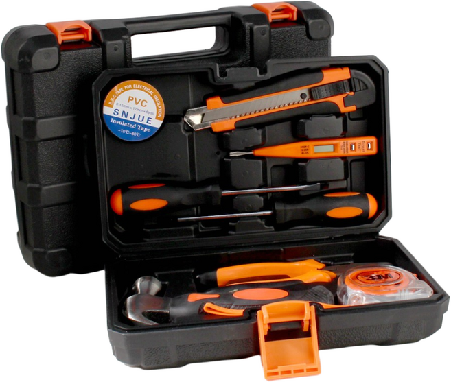 핫버튼 가정용 만능 공구세트, 옵션1. 미니공구세트 8p, 1개