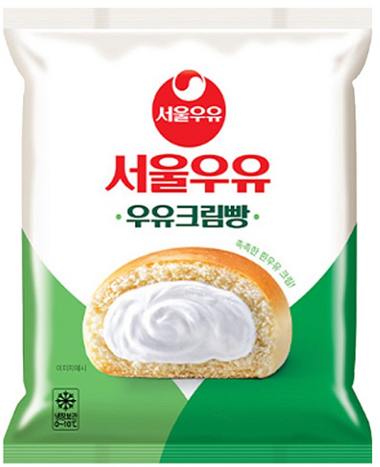 서울우유 우유크림빵, 130g, 3개