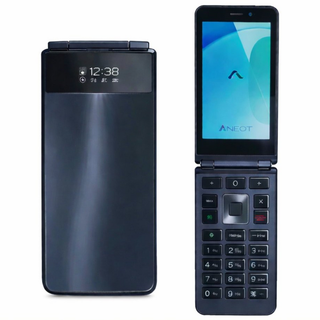 에이루트A1프로 최신폴더폰 알뜰폰 효도폰 학생폰 세컨폰 구매전내용확인 외국인구매불가 Only Koreans can buy it, 32GB, 블랙 (신규개통/번호이동)