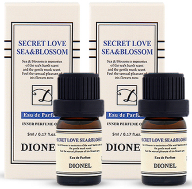 DIONEL Secret Love 海洋與花朵 女性私密處清潔液, 5ml, 2個