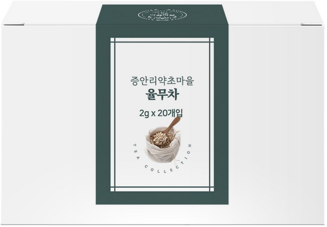 국산 고압로스팅 율무차 티백차 볶은 율무, 1개, 20개입, 2g