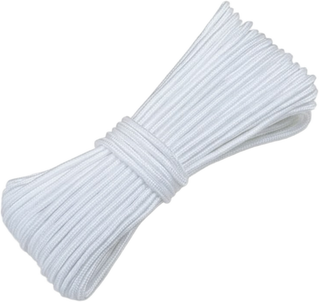 지니밸리 빨래줄 밧줄 노끈 6m, 1개, 퓨어화이트