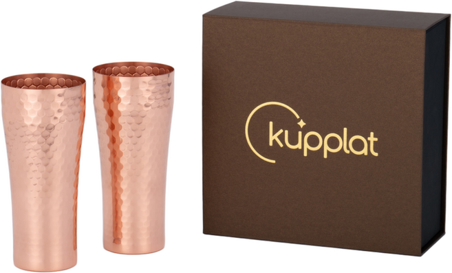 순동 맥주잔 (소 대) 쿠플라트 360ml 항균/항바이러스 맥주잔, 2개