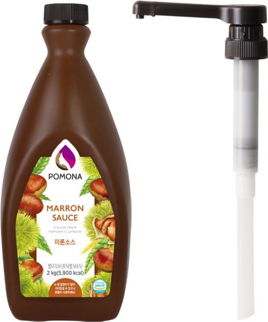 포모나 마론 소스 2kg + 전용 펌프 세트, 1개