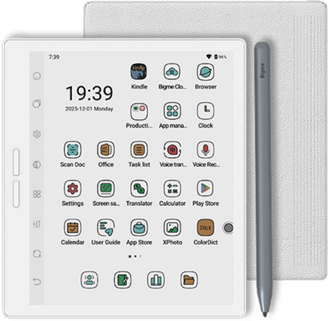 Bigme B751C 7인치 컬러 스크린 전자책 리더기 휴대용 스마트 전자책, 1개, B751C S 세트