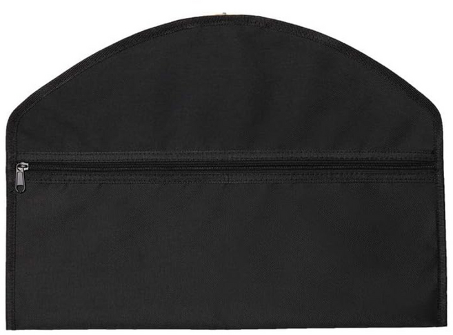 숨겨진 옷장 주최자 - 보석 현금 문서 보안 저장 가방 - 신중한 옷장 매달리는 주머니 - 전기가 필요하지 않습니다 - 홈 / 사무실 / 여행 안전 - 직물 숨김 가방, 블랙