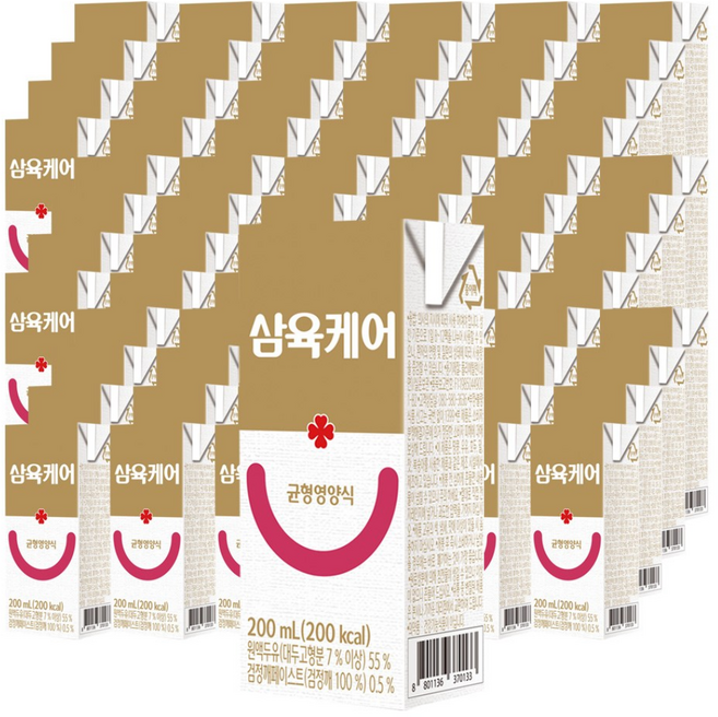 삼육케어 균형영양식, 200ml, 72개