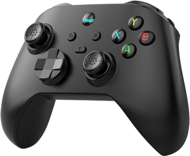 게임 컨트롤러 블루투스 듀얼 홀 진동 감지 멀티 플랫폼 Android/iOS/PC/Switch 게임 컨트롤러, 블랙, 1개, G6