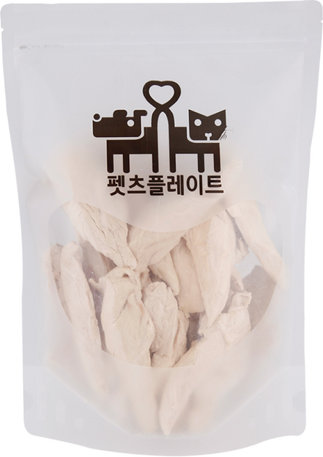 펫츠플레이트 반려동물 동결건조 간식, 닭안심, 200g, 1개