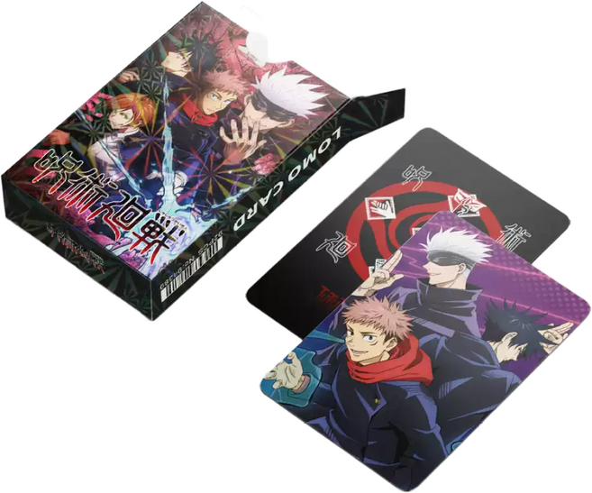 2026new 주술회전 포토카드 60장+스티커32장 옵션 2종류, 옵션1, 1개