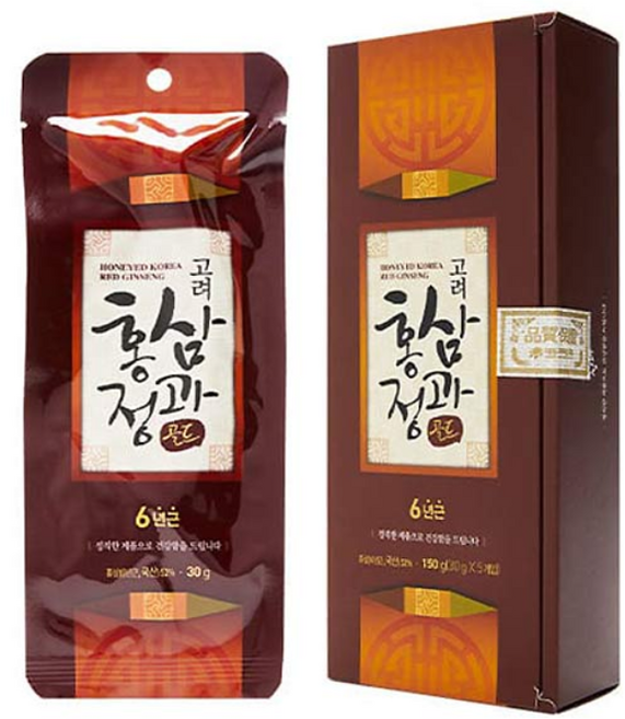 대동고려삼 고려홍삼정과 골드 세트, 30g, 5개