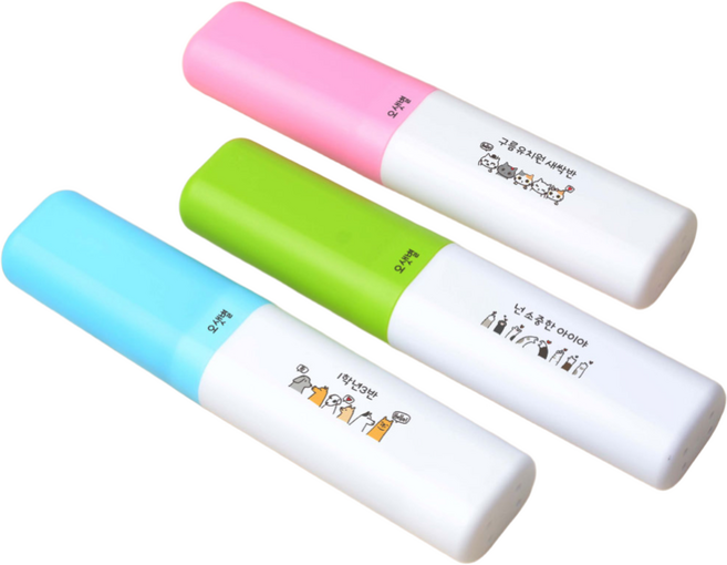 네임 칫솔 치약 어린이 양치 세트 문구 인쇄 이름 각인 위클래스 행사선물 소량 주문 제작, 1개, 파랑-2. 강아지귀요미