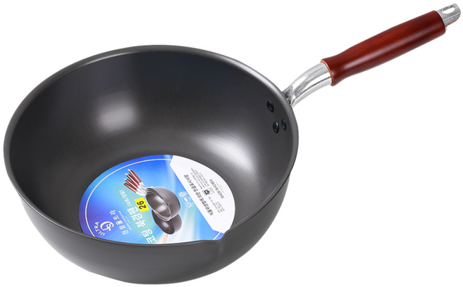 업소용 웍 경질 중화 중식 궁중 북경 볶음 튀김 코팅 중국 팬, 경질 북경팬 28cm, 1개