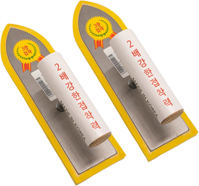 신용 타일 메지고대 메지헤라 3중접착 고데 손잡이형 고무헤라, 라운드 SY 210, 2개