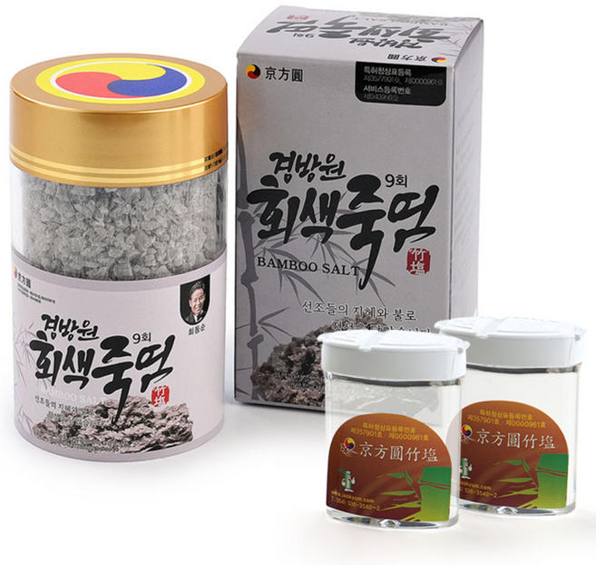 경방원 9회 회색죽염 고체, 1개, 250g