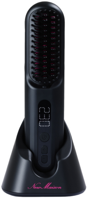 뉴메이슨 청담187 무선 브러쉬 스타일러 + 브러쉬 툴, 단품, 블랙
