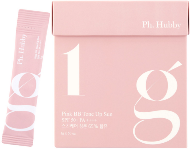 피에이치하비 핑크 비비 톤업 선 1g x 50ea 스틱형 SPF50+ PA++++, 50개