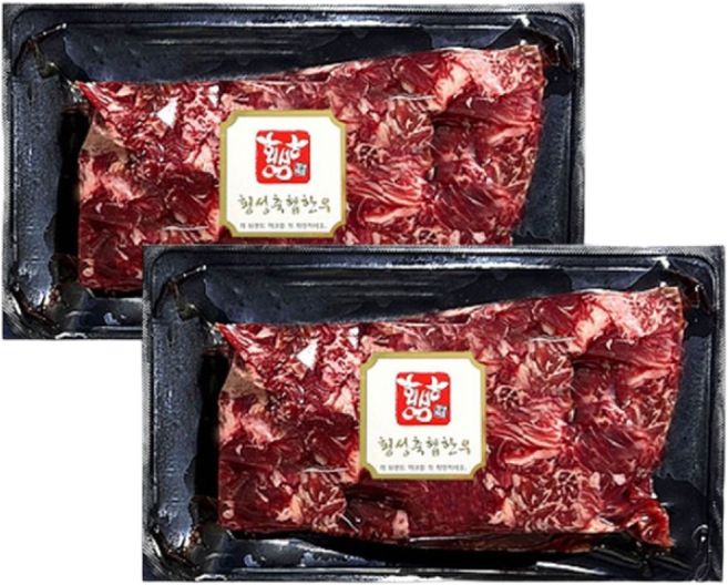 횡성축협한우 횡성축협한우 1등급 세절 국거리 400g (200g x 2팩), 200g