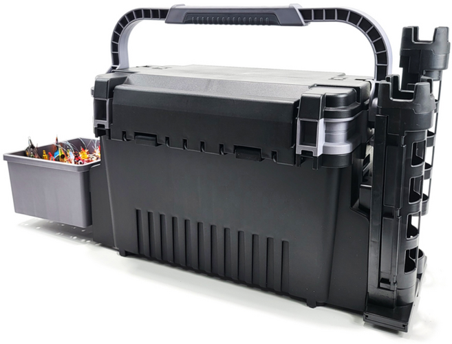 에기태클박스 XD-101 풀세트(에기트레이 소품트레이 로드스탠드2개) 멀티 2단 에기박스, XD-101 풀세트 블랙, 1개