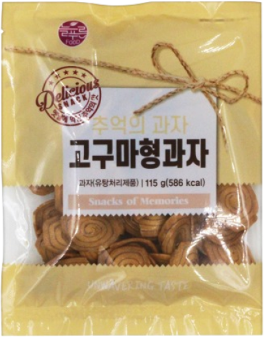 서울제과 고구마형과자 115g 추억의 과자 옛날 간식, 1개
