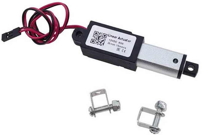 소형 리니어 모터 12V 엑츌레이터 모터 25mm, 1개