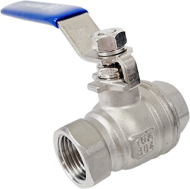 스텐 볼밸브 50A 남성 2PC 수도 배관 자재 투피스 서스 SUS