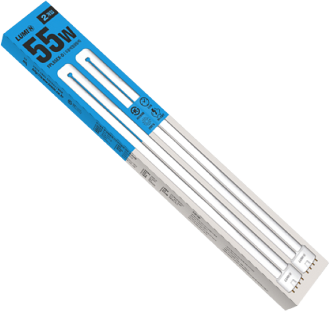 루미앤 형광램프 FPL55W 주광색 2개입 형광등 방등 거실등 교체, 1세트
