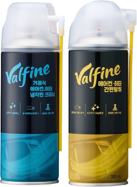 벨파인 거품식 카에어컨 세정제 300ml + 에어컨 히터 간편탈취제 300ml 세트, 1세트