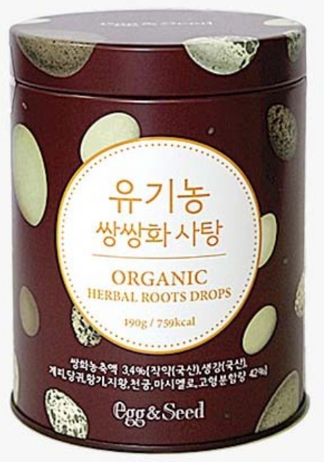 유기농 쌍쌍화 사탕, 190g, 1개