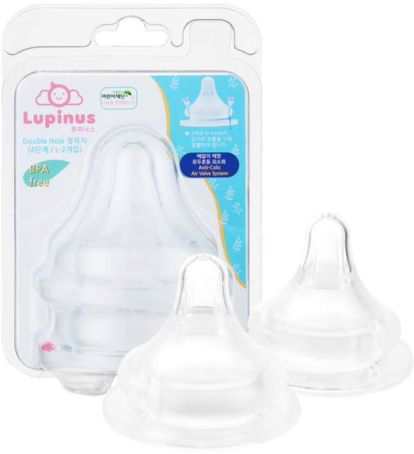 루피너스 젖꼭지 4단계 2pX2개 (L-총4개입 6개월 이상), 4개