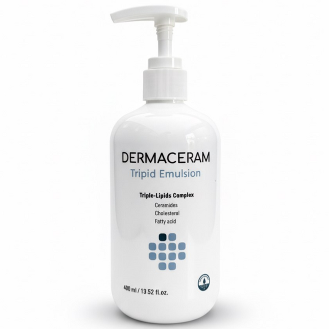 디어패밀리 더마세람 트리피드 에멀전 400ml 에피세람 피부장벽회복 보습 미백 주름개선 기능성 화장품, 1개, 400g