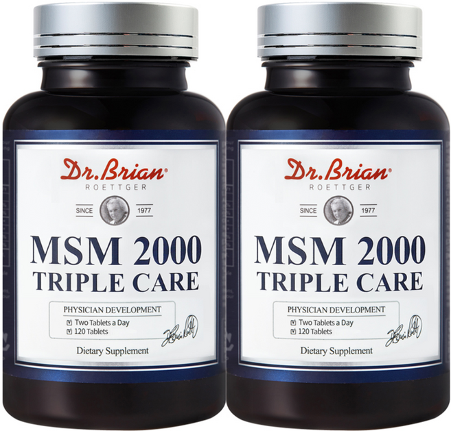 닥터브라이언 MSM 2000 트리플케어, 120정, 2개