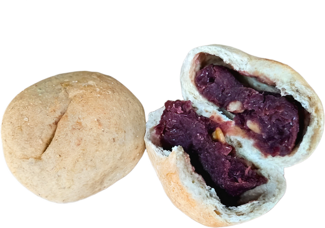 통밀정원 새싹 발아 통밀빵 미니팥빵 480g 국산 통밀 100% 무설탕 소화가 잘되는빵 식사대용 건강한 먹거리 무방부제 무유화제 무팽창제, 8개, 60g