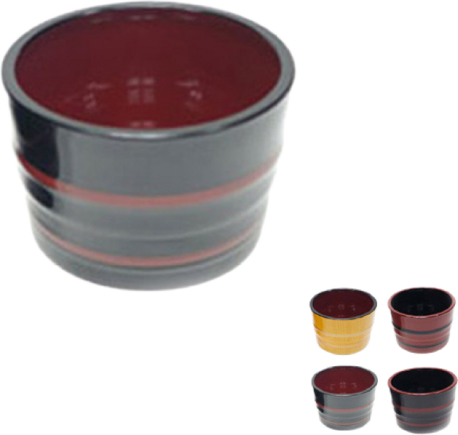 멜라민 모밀공기 장국그릇 8size 택1, 적색(소)93xh65mm, 1개